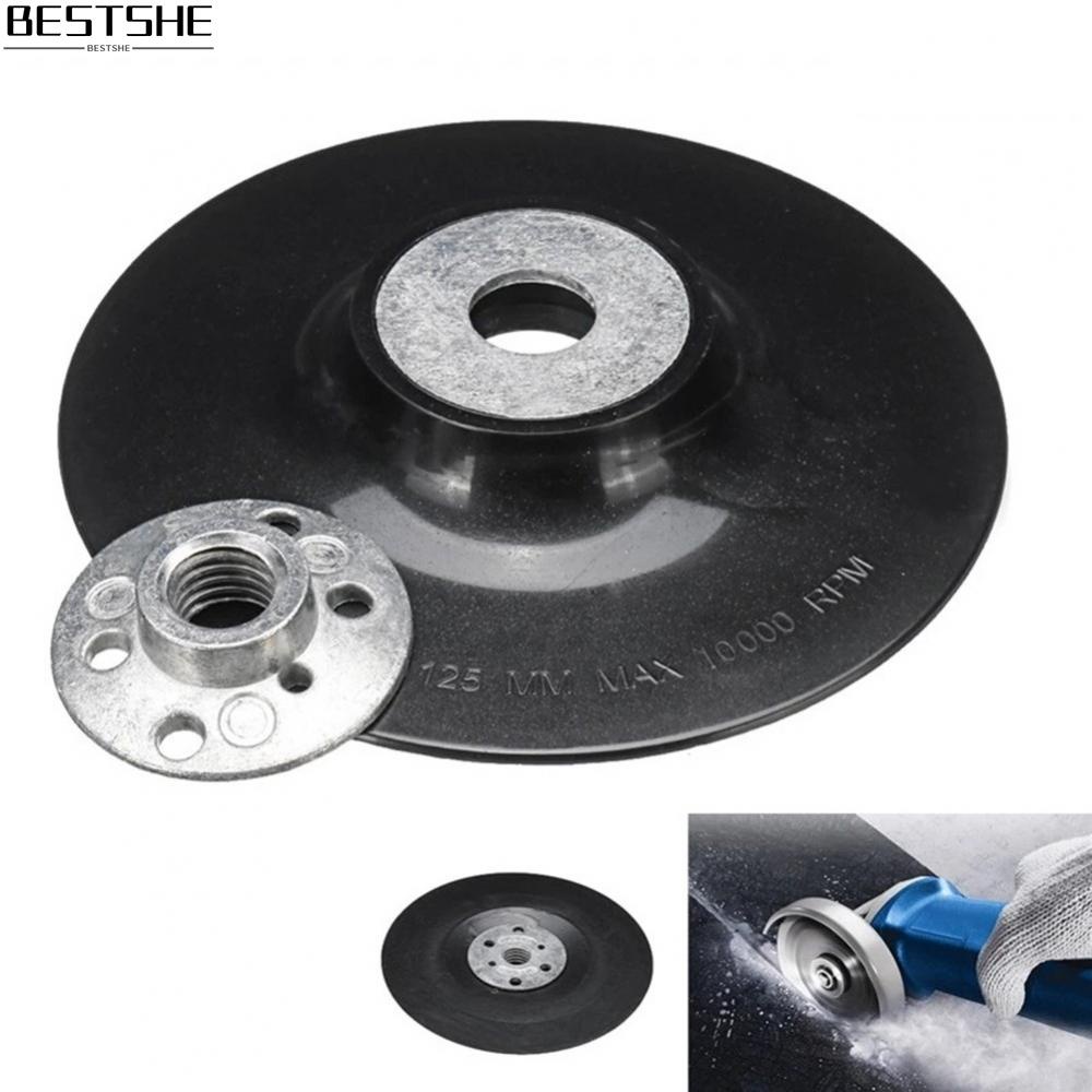 【Bestshe】Disc Backing Pad 5 Inch For Angle Grinder M14 Thread Resin Fiber Hot Sale