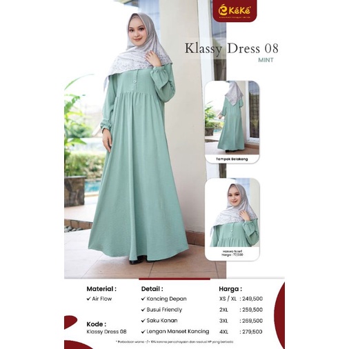 GAMIS KEKE KLASSY DRESS 08