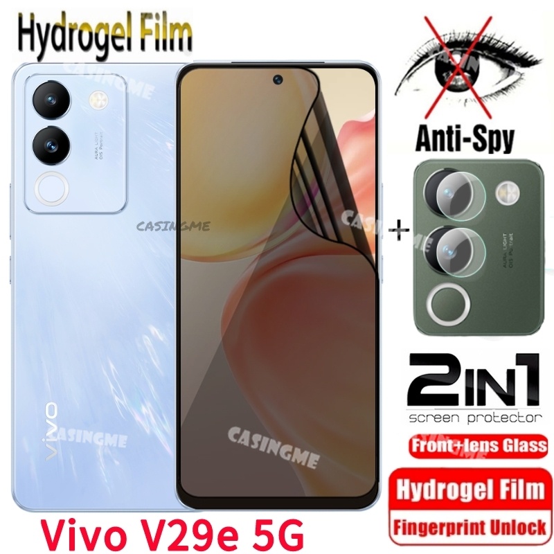 ฟิล์มไฮโดรเจลนิ่ม กันรอยหน้าจอ กันแอบมอง เพื่อความเป็นส่วนตัว สําหรับ Vivo V29E 2023 Vivo V29E V 29 