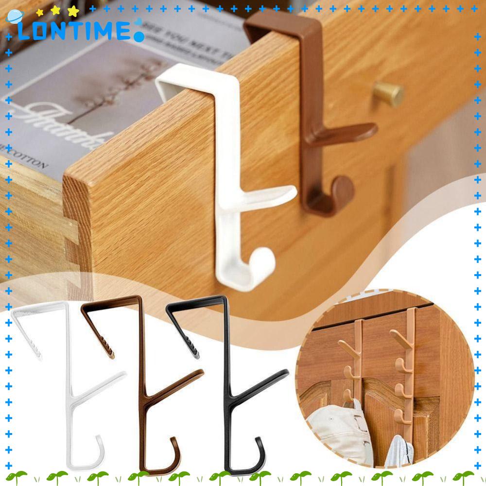 Lontime ตะขอแขวนประตูแฟชั่น ประหยัดพื้นที่ ติดตั้งง่าย สําหรับห้องครัว บ้าน ห้องนั่งเล่น