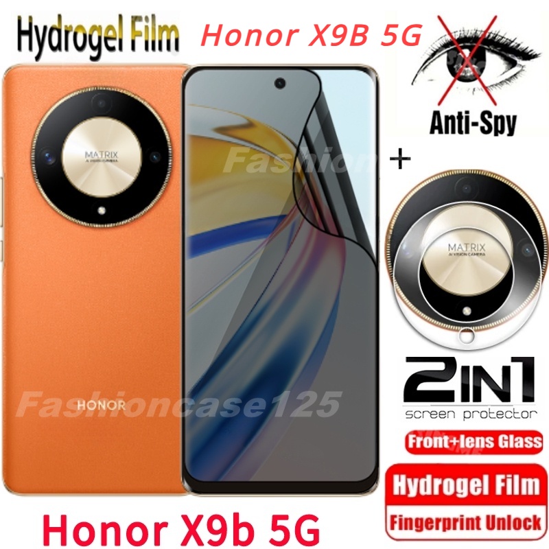 สําหรับ Honor X9b Honor X9c 5G Soft Privacy Hydrogelฟิล์มAnti-Spyคลุมทั้งหมดป้องกันหน้าจอAnti Peekฟิ