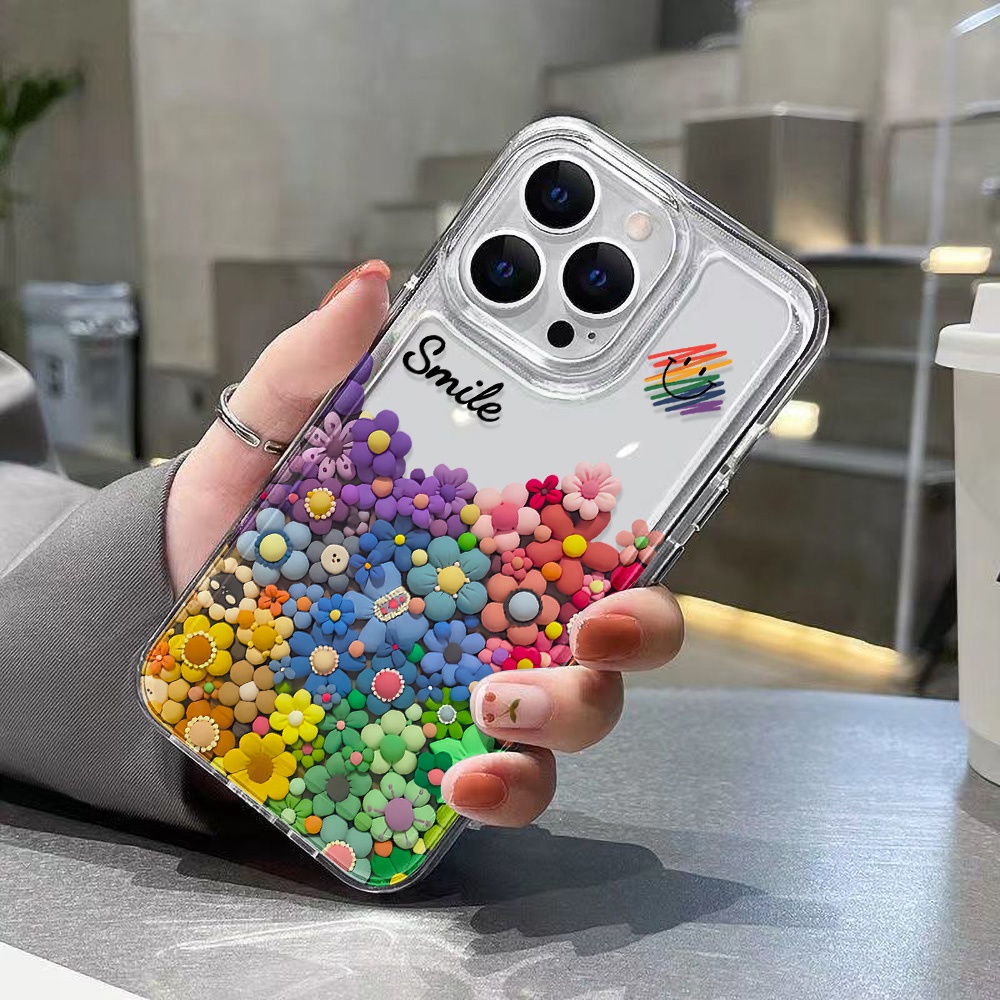 Rainbow กรณีที่ชัดเจน for Samsung S24 Ultra S23 S22 A56 A36 A26 A55 A54 A53 5G A06 A05S A34 A13 A14 A35 A25 A05 A06 A31