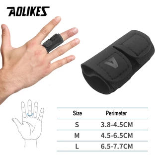 Aolikes ปลอกสวมนิ้ว บรรเทาอาการปวดนิ้ว ปรับได้ สําหรับเล่นกีฬา บาสเก็ตบอล 1 ชิ้น