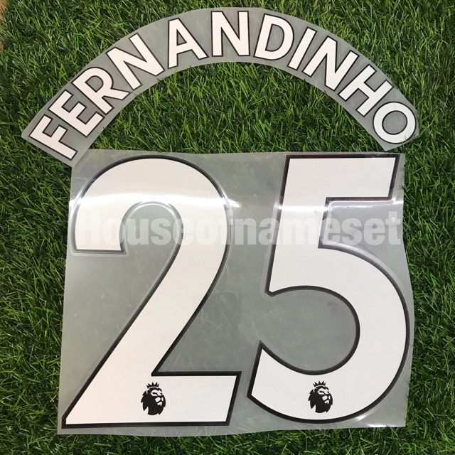 Fernandinho 25 mancity home nns ชื่อชุด