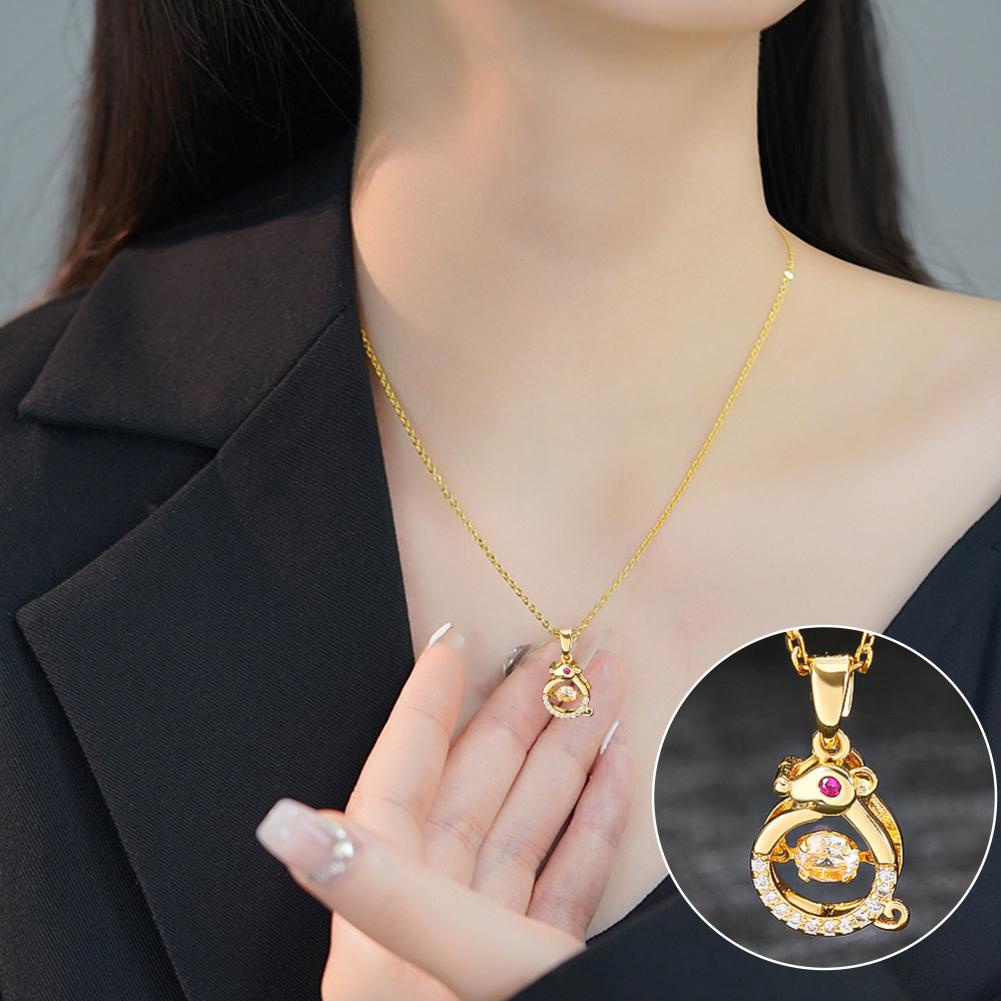 สร้อยคอโซ่เหล็กไทเทเนียม 12 ราศี V7H3 1 ชิ้น