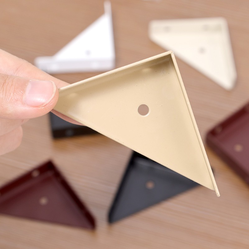 ชั้นวางของเหล็ก ทรงสามเหลี่ยม อุปกรณ์เสริม สําหรับเฟอร์นิเจอร์ - รูปที่ 7