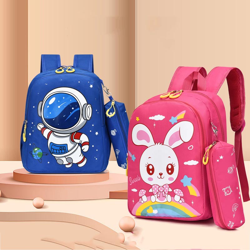 พร้อมส่ง กระเป๋านักเรียนเด็กกระเป๋านักเรียน อนุบาล ประถม 3-8 ปี กระเป๋านักเรียน