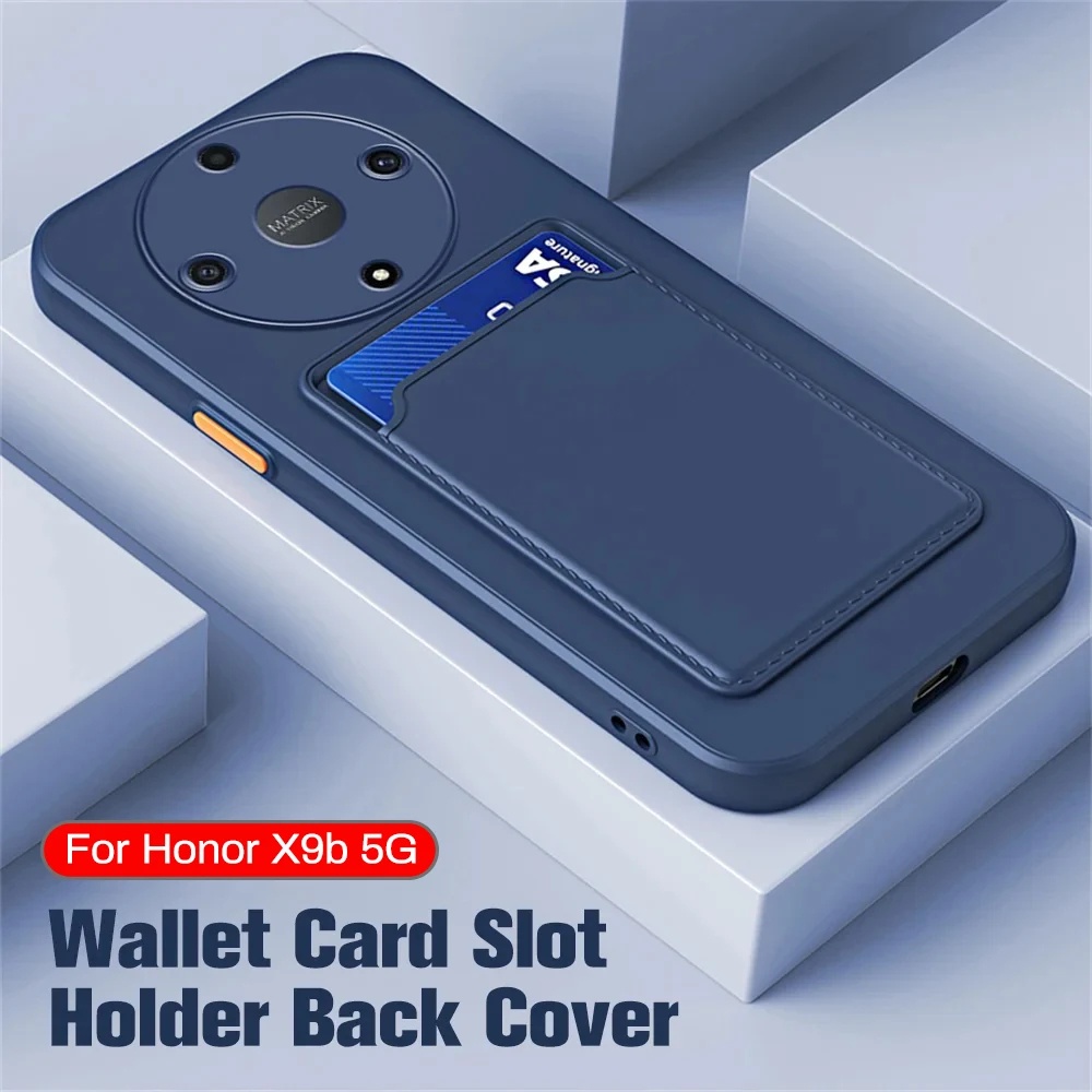 เคสซิลิโคนนิ่ม พร้อมกระเป๋าสตางค์ กันกระแทก สําหรับ Honor X9b 5G HonorX9b Honar Honer X9 b X 9b ALI-