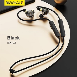 Bkwhale BX-02 กีฬาวิ่งหูฟัง HiFi หูฟังแบบมีสายบลูทูธ 5.0 หูฟังพร้อมไมโครโฟนชุดฟังเบสหนักแน่น