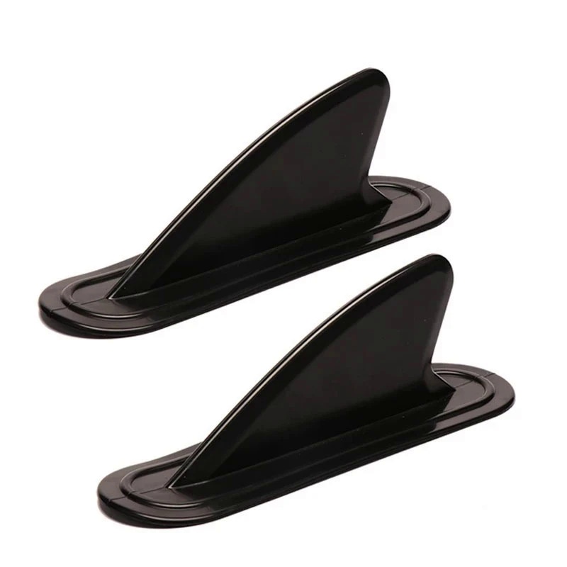 Black PVC Surfboard Side Fins Surf Fin For Inflatable Paddle Board Surf Water Wave Fin SUP Accessori