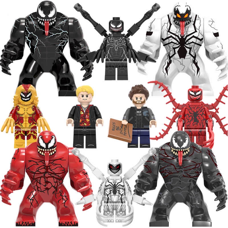 ของเล่นตัวต่อเลโก้ Marvel Anti-Venom Massacre Eddie Spiderman สําหรับผู้ใหญ่