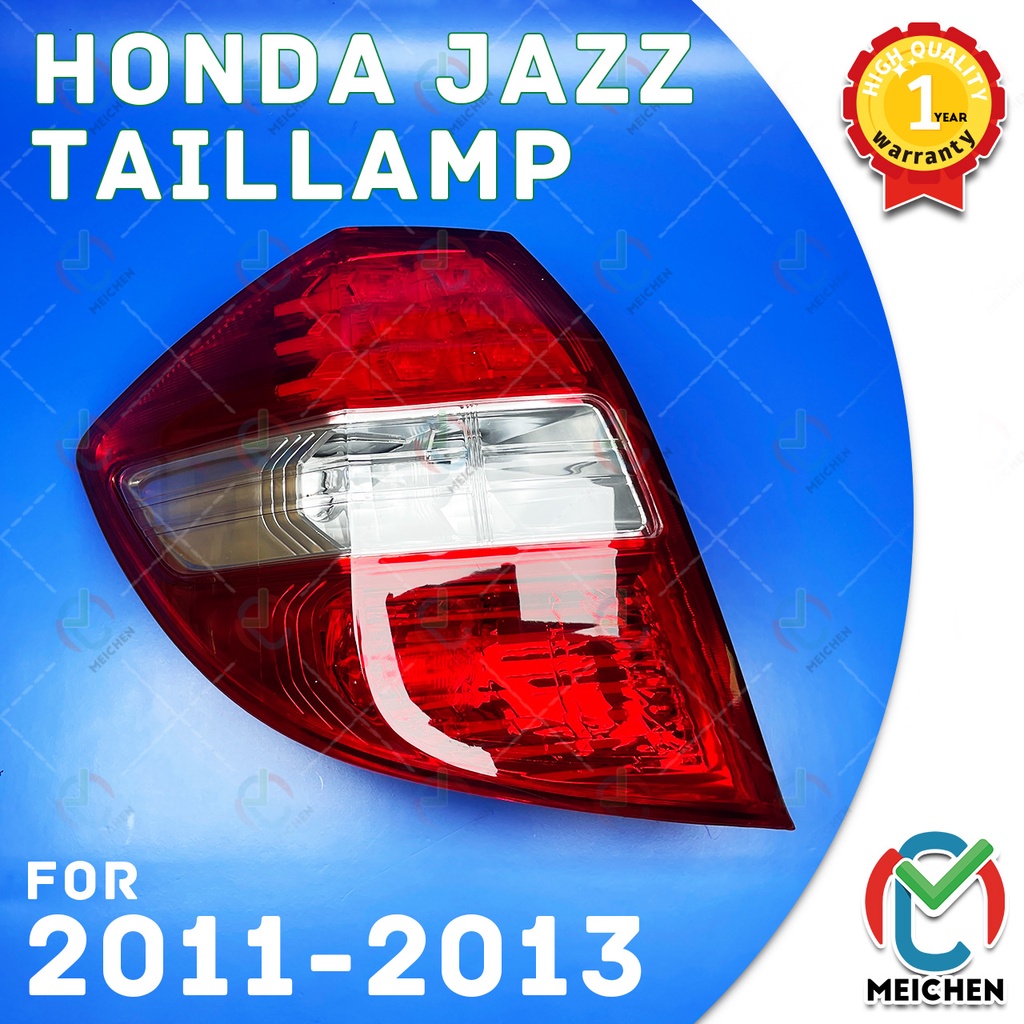 Honda Jazz GE GE6 GE8 ไฟท้าย (2011-2013) ไฟท้าย ไฟท้ายไฟเบรคไฟท้าย​แต่ง​ โคมไฟท้าย เสื้อ​ไฟท้าย ทับท
