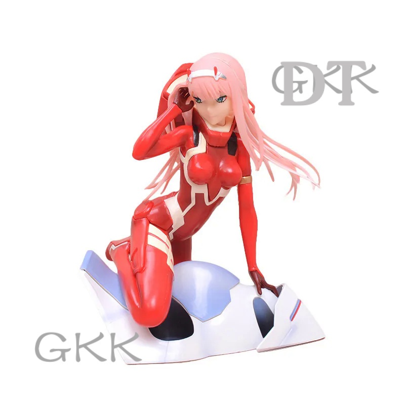 KK 16cm Anime Figure Darling in the Franxx Figure Zero Two 02 Red Clothes Sexy Girls PVC Action Figures Toy Model Collec
