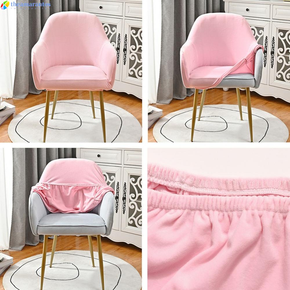 ผ้าคลุมเก้าอี้ ผ้ากํามะหยี่ ทรงโค้ง ลายสุนัขจิ้งจอก สีเงิน สําหรับตกแต่งบ้าน