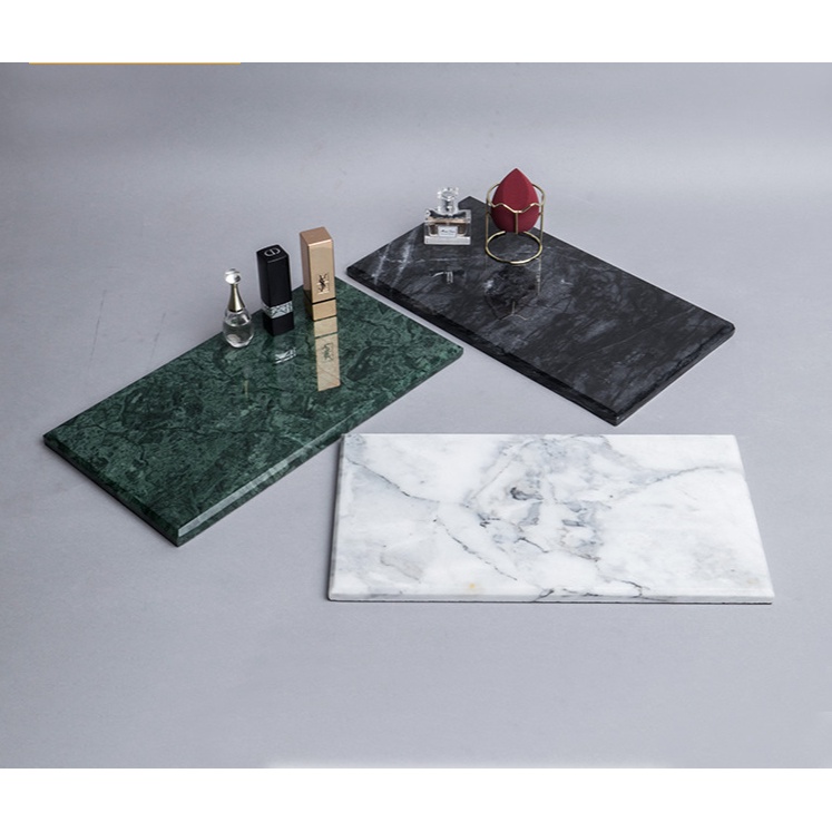 ถาดหินอ่อนแผ่นเรียบ (MH_213) จัดเก็บของ จัดระเบียบบ้าน ตกแต่งบ้าน ถาดหินอ่อนตกแต่งบ้าน