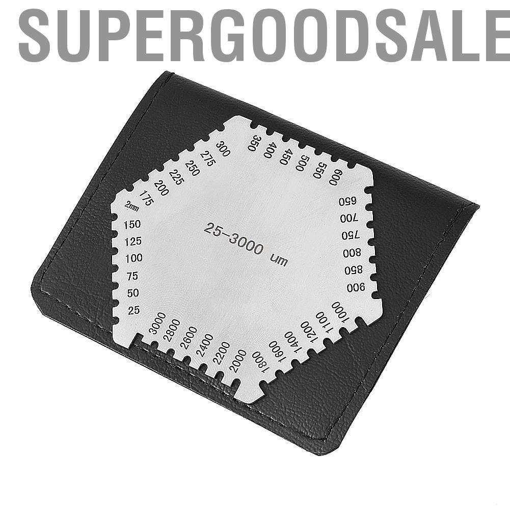 Supergoodsales เกจวัดแบบใช้หวีฟิล์มเปียกสำหรับวัดความหนาของการเคลือบวานิช