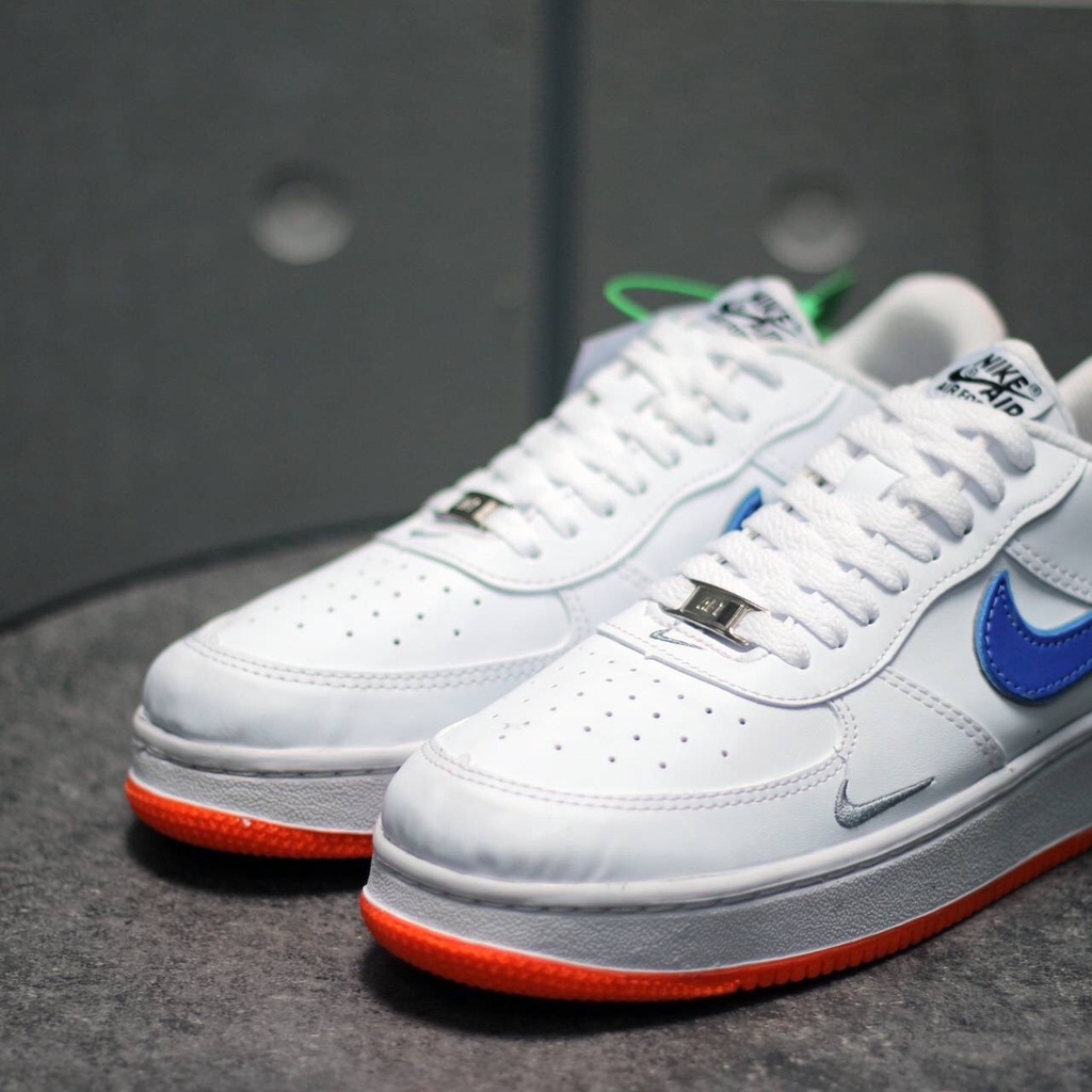 PUTIH Nike air force one รองเท้าผ้าใบลำลองรองเท้าสีขาวสีฟ้าหญิงผู้หญิงผู้หญิง 39-43