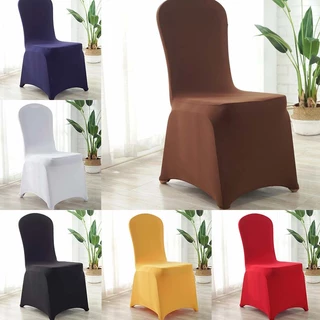 [พร้อมสต็อก] ผ้าคลุมเก้าอี้ทานอาหารโรงแรมร้านอาหารผ้าคลุมเก้าอี้จัดเลี้ยงแบบยืดหยุ่น