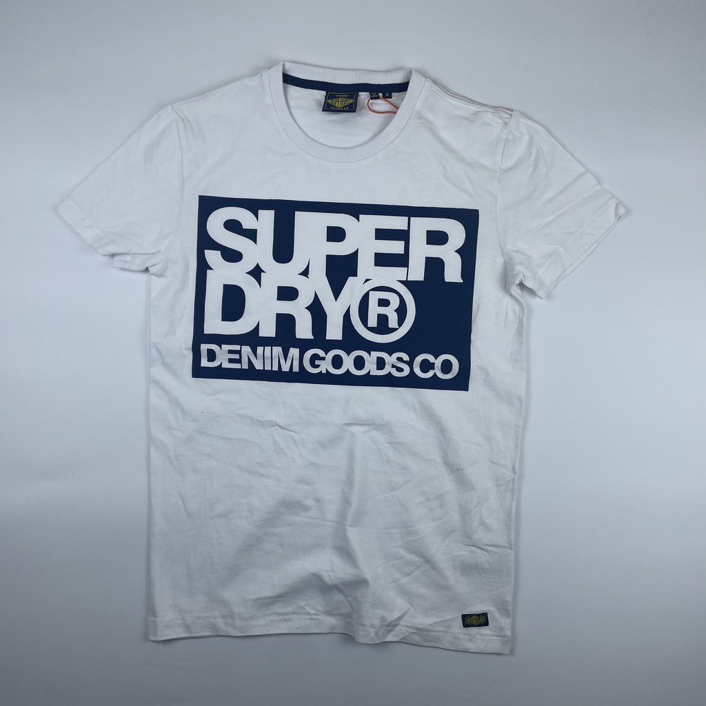 Superdry Superdry พิมพ์โลโก้ City Series เสื้อยืดแขนสั้นที่สดชื่นอินเทรนด์