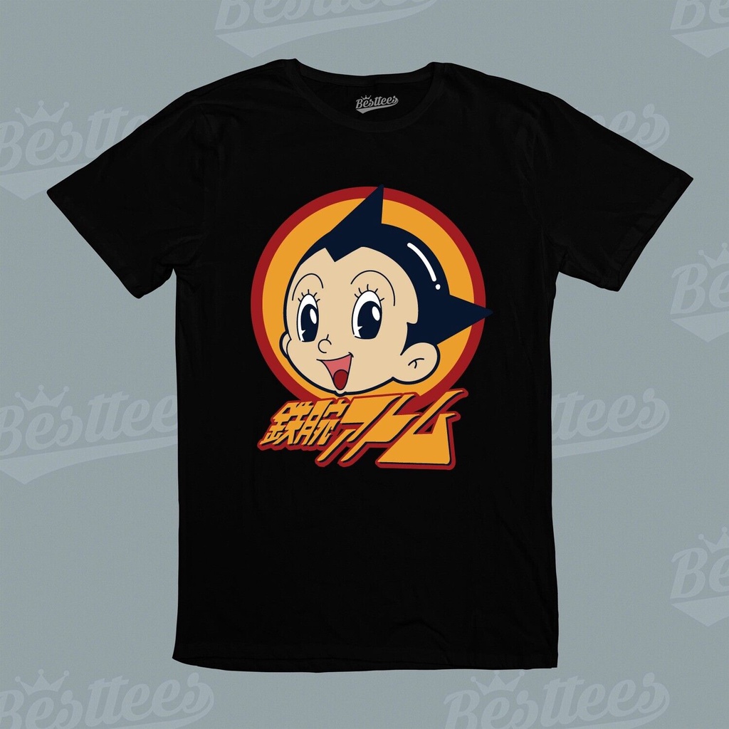 Men Japanese Astro Boy Robots Manga เสื้อยืดยอดนิยม