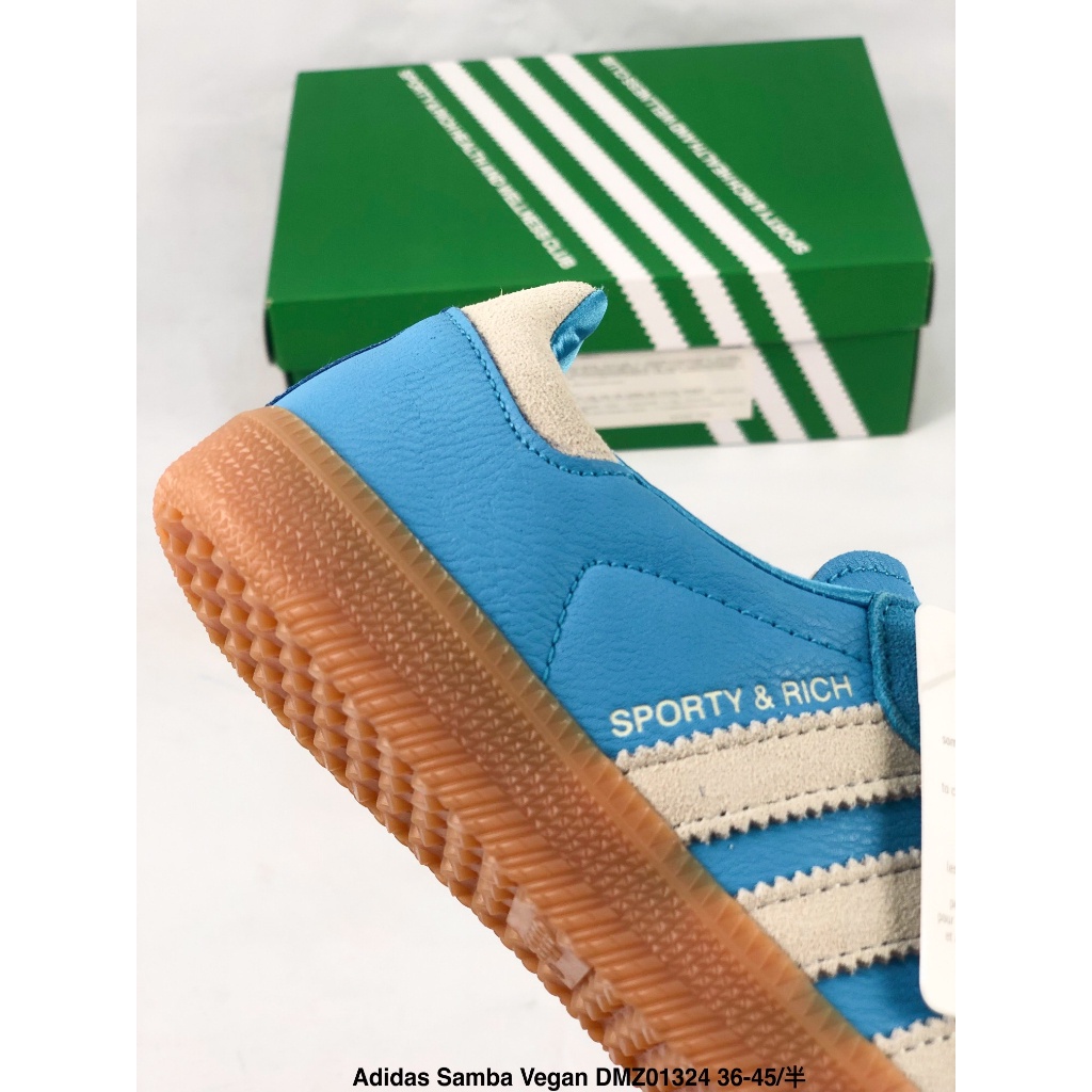 Adidas Samba Classic Clover Vintage Samba Board Shoe Series ผู้ชายและผู้หญิงฝึกซ้อมมืออาชีพนุ่มสบาย