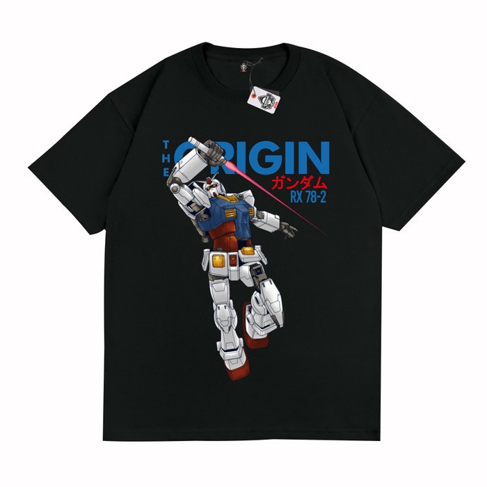 สีขาว a ลำลองฤดูร้อน อนิเมะ Gundam RX-78-2 Origin คอตตอนฤดูร้อน S-5XL