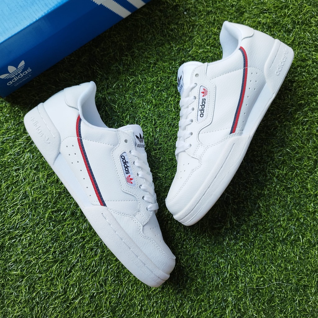 Adidas Continental 80 'White Scarlet Navy' (Unauthorized Authentic)