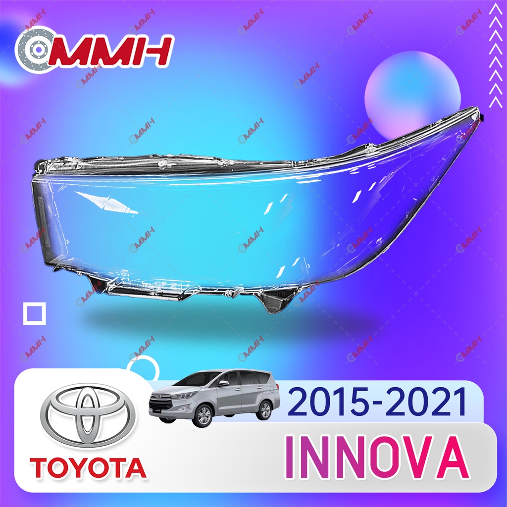 ฝาครอบเลนส์ไฟหน้า สําหรับ Toyota Innova 2015-2021 เลนส์ไฟหน้า ฝาครอบไฟหน้า ไฟหน้ารถยนต์ ไฟหน้าสําหรับ ฝาครอบไฟหน้าตรงรุ่น ฝาครอบเลนส์  headlamp cover ไฟหน้า โคมไฟหน้า ฝาครอบเลนส์