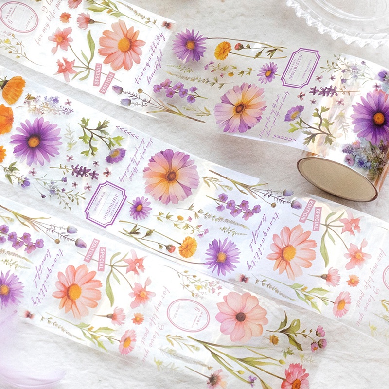 Enwei เทปวาชิ กันน้ํา 50 มม.*2 ม. สําหรับตกแต่งสมุดภาพ [River of Years Series] - รูปที่ 2