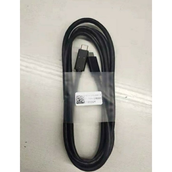สายเคเบิลข้อมูล Dell10g Dual Head type-c Gen1/Gen2 USB3.1 สายชาร์จ 100W 5A