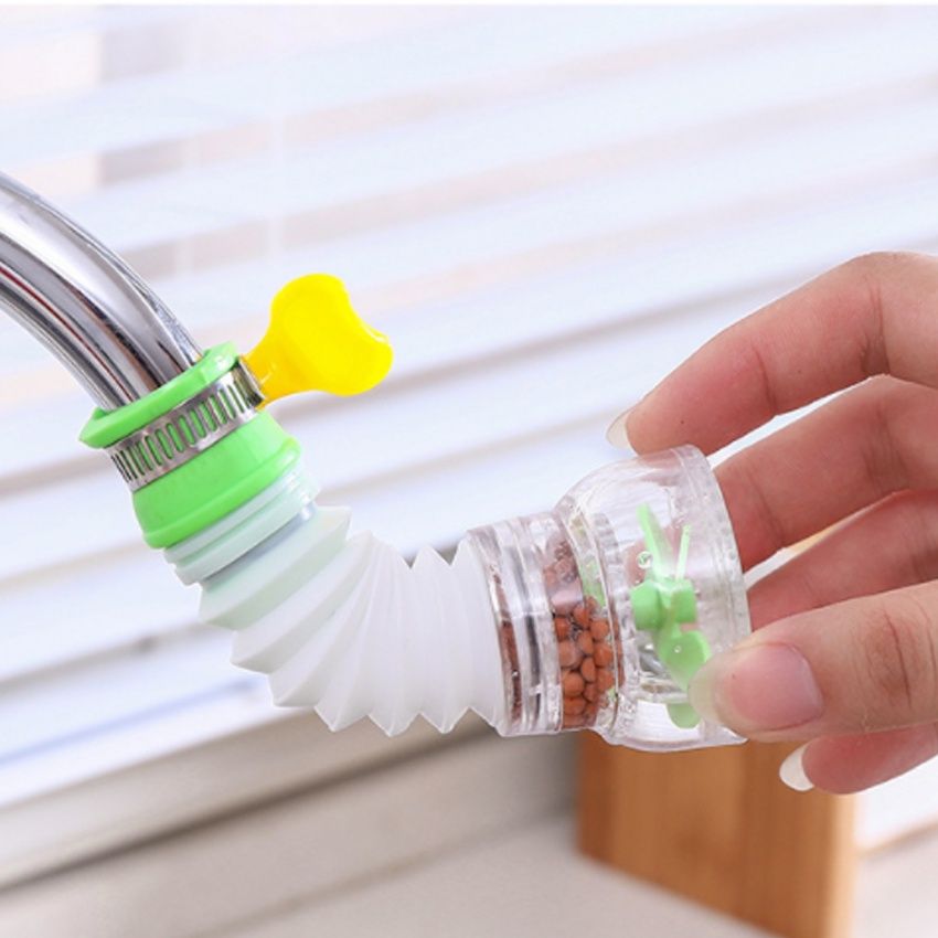 พร้อมส่งหัวต่อก๊อกน้ำ หัวต่อกันน้ำกระเด็น ก๊อกต่อหมุนได้ 360 องศา  Faucet filter ราคา ถูกที่สุด ดีลบีเคเค แกลเลอรีภาพที่ 5