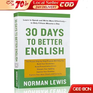 GEEBON 30Days To Better English Student Adult for English Learning