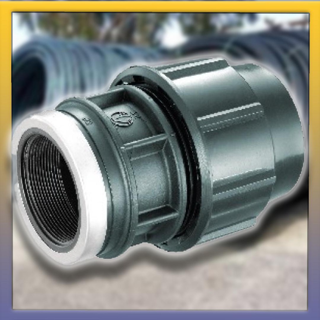 HDPE FITTING สําหรับ HDPE PIPE หญิงเบรค / เบรคเกียร์ / เกียร์ภายในสําหรับ HDPE PAIP