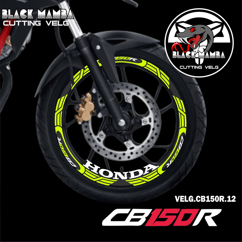 สติ๊กเกอร์ตัดขอบ CB150R - สติ๊กเกอร์ LIS LIST ยาง Variation/VELG HONDA CB150R 12