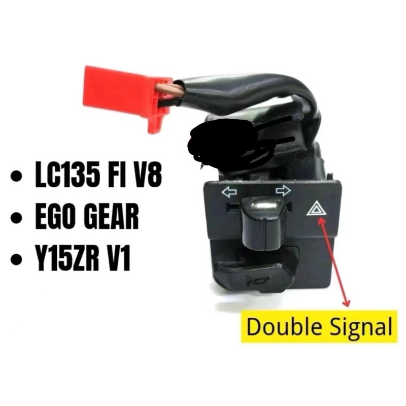 Yamaha LC135 V8 Fi / EGO GEAR PNP HI LOW ON OFF HANDLE DOUBLE SIGNAL SWITCH & RELAY & HORN SUISS Y15 Y15ZR V1