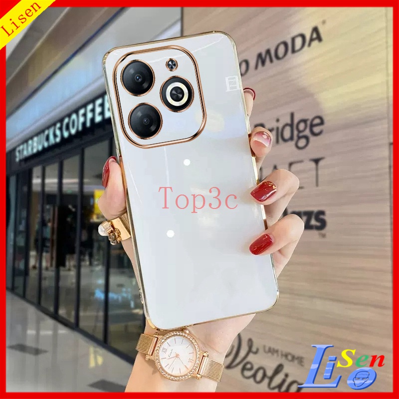 เคส infinix Smart8 Smart7 Note 30 5G Note30 Pro Smart 6 Hot 40i Hot 30i Hot 40 Pro เคสโทรศัพท์มือถือ สีพื้น เรียบง่าย สําหรับ ZB
