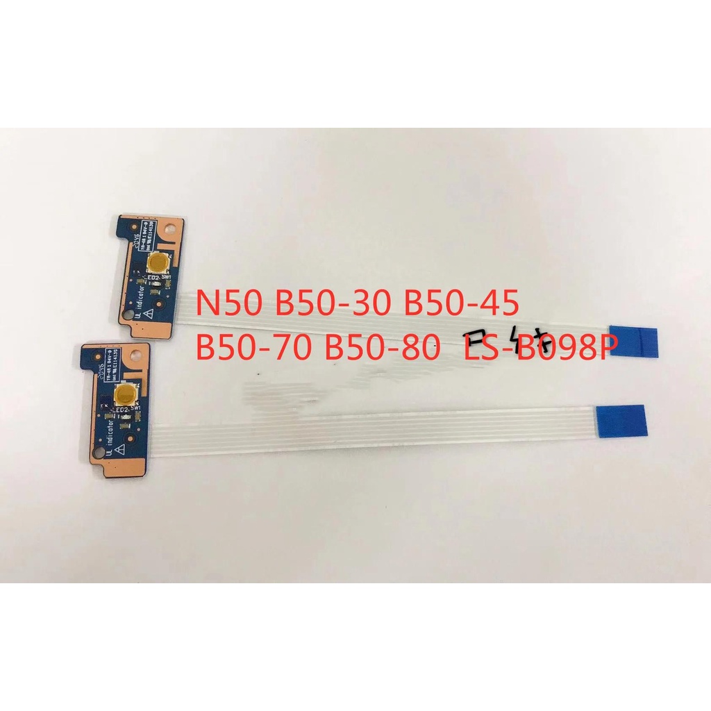 1pcs ใหม่สําหรับ Lenovo N50 B50-30 B50-45 B50-70 B50-80 50-70 B50-800 LS-B098P ปุ่มสวิทช์พร้อมสายเคเ