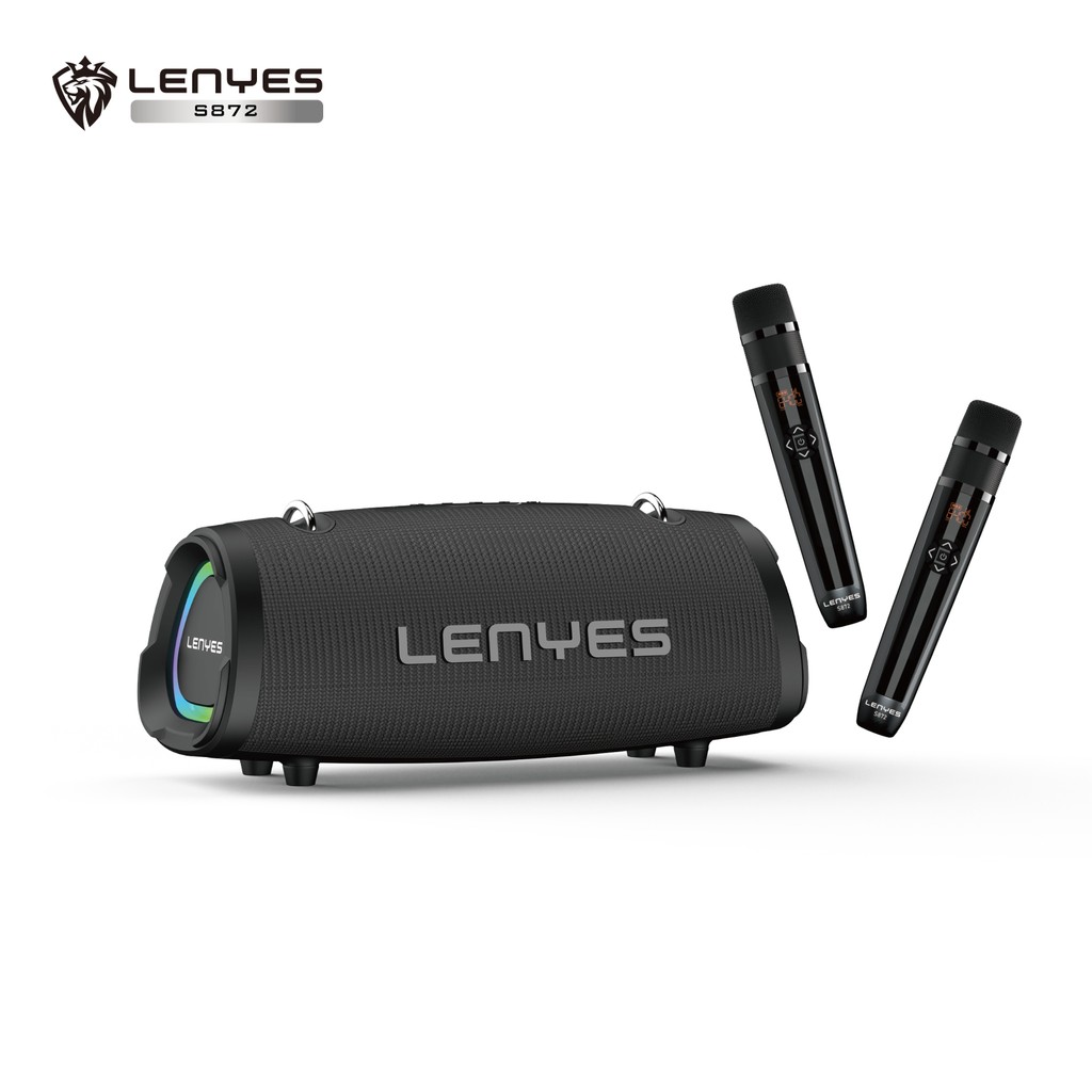 Lenyes S872 160W IPX6 แบตเตอรี่ 3.7V/9000mAh พูดบลูทูธ