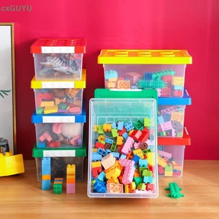 [cxGUYU] Kids Building Block Storage Box Toys Organizer Stackable Block Case Container Booksที่ใส่เครื่องเขียน Sundries Snack Container PRTA