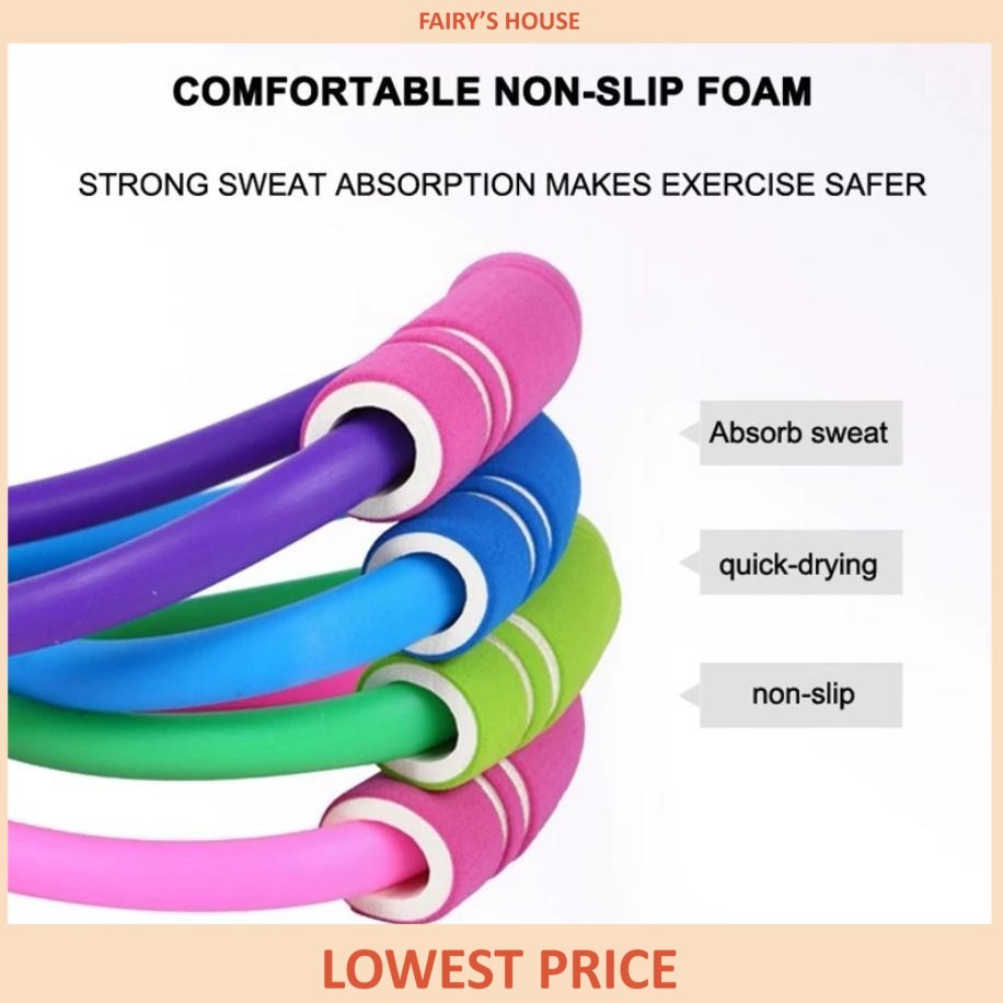 8 Shape Fitness Rally Rope Yoga Elastic Rope Sport Gym อุปกรณ์ออกกําลังกาย Tali Senam Elastik 8
