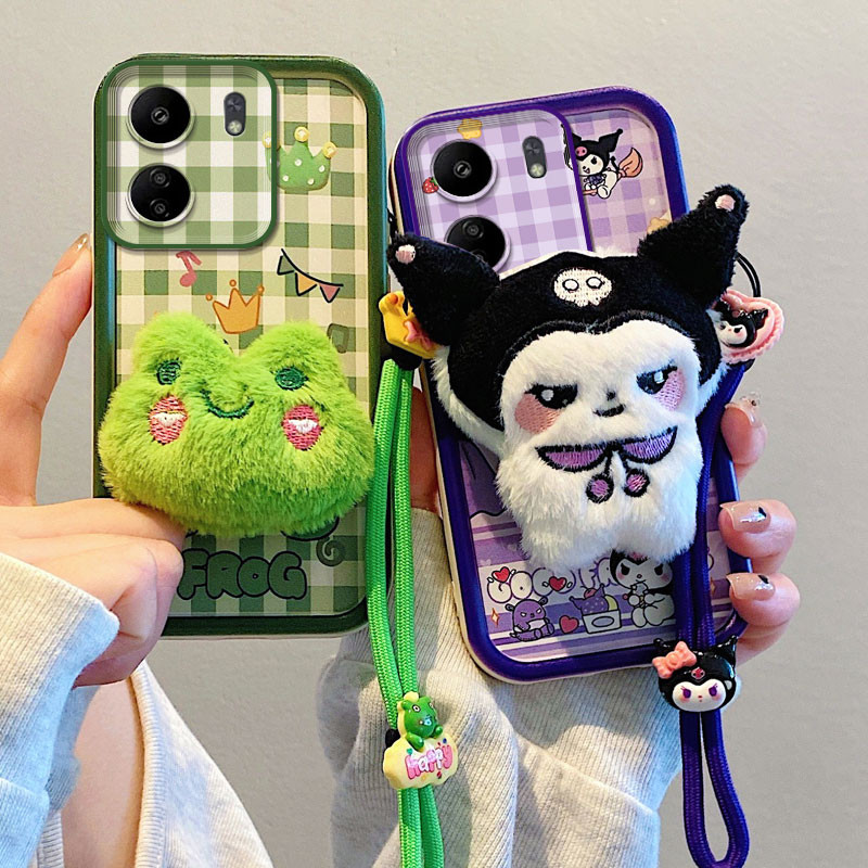 ตุ๊กตาplushสําหรับxiaomi Redmi 13C,POCO C65, 4G,เคสโทรศัพท์,23100RN82L, 23106RN0DA, 23108RN04Y, 2311