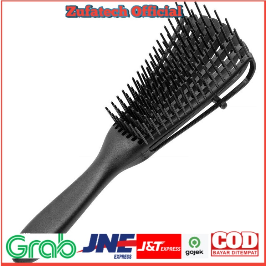 แปรงหวีผม Detangling - สีดํา - 7RHA9ZBK