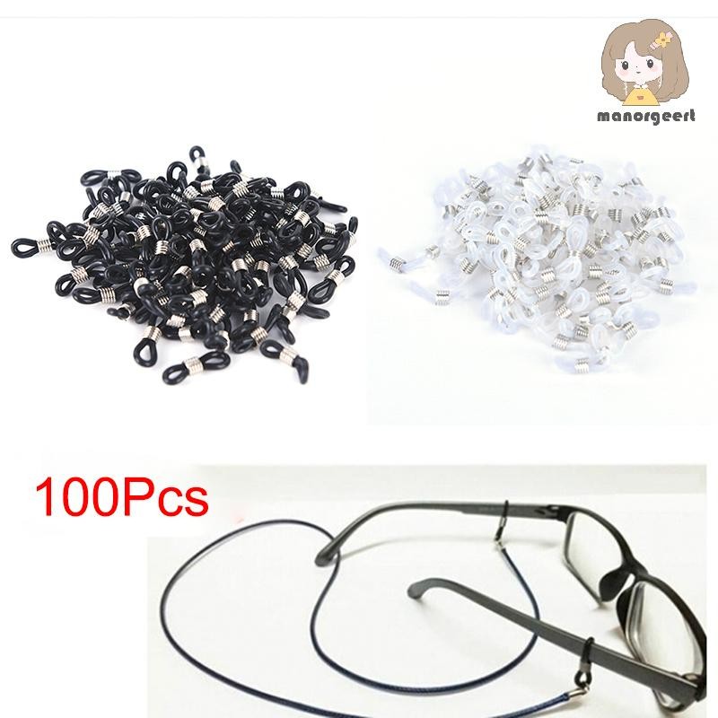 [LO] 100 ชิ้นแว่นตาตาแว่นตาโซ่สายคล้องยางปลายห่วง DIY แฟชั่น TH - รูปที่ 5