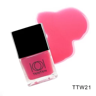 Ten Ten เท็นเท็น น้ำยาทาเล็บ 12มล. #TTW21 สีชมพู