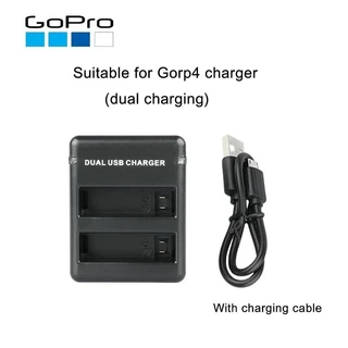 แบตเตอรี่สำหรับแบตเตอรี่ 4 ก้อนใหม่ (Gopro 4 Black / Silver battery) AHDBT-401 ดับเบิ้ล usb ชาร์จ GoPro Hero 4