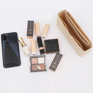 Evertoner สําหรับ GW Balle-ina Felt ผ้าใส่กระเป๋าแต่งหน้ากระเป๋าถือ Organizer กระเป๋าเดินทางด้านใน