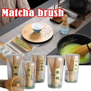 BREEZLY Matcha Whisk, Bamboo Reusable Chasen, ชุดน้ําชาญี่ปุ่นที่มีประโยชน์ Matcha Brush Teaware