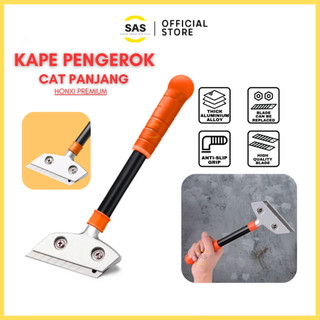 [SAS] Kape Cat Pisau Dempul Alat Pengerok Cat Panjang / Scraper Kapi Gagang Panjang Honxi