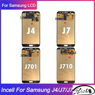 หน้าจอสัมผัสดิจิทัล LCD 5.5 นิ้ว สําหรับ Samsung Galaxy J4 J400 J7 J700 J701 J710