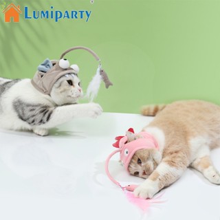 Lumiparty ไม้กายสิทธิ์ ประดับขนนก ของเล่นสําหรับแมว